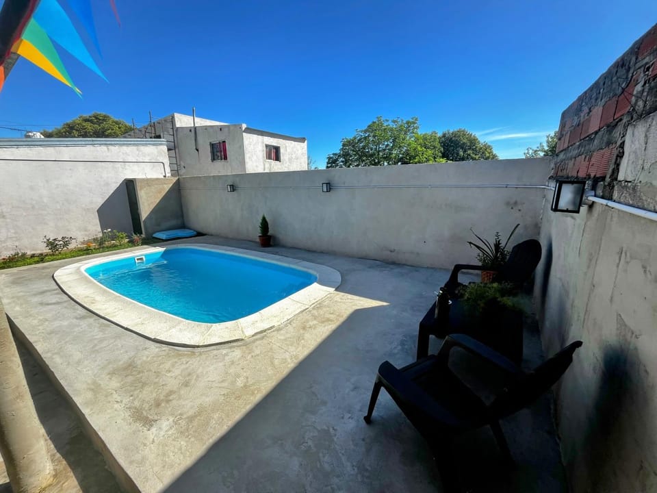 Patio, Day, Pool view, Swimming pool, sunbed