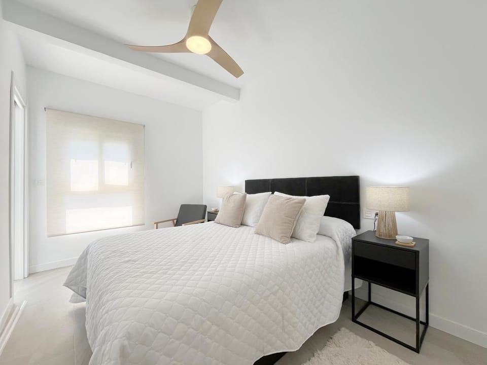 Bed, Photo of the whole room, Bedroom, Sea view, wardrobe