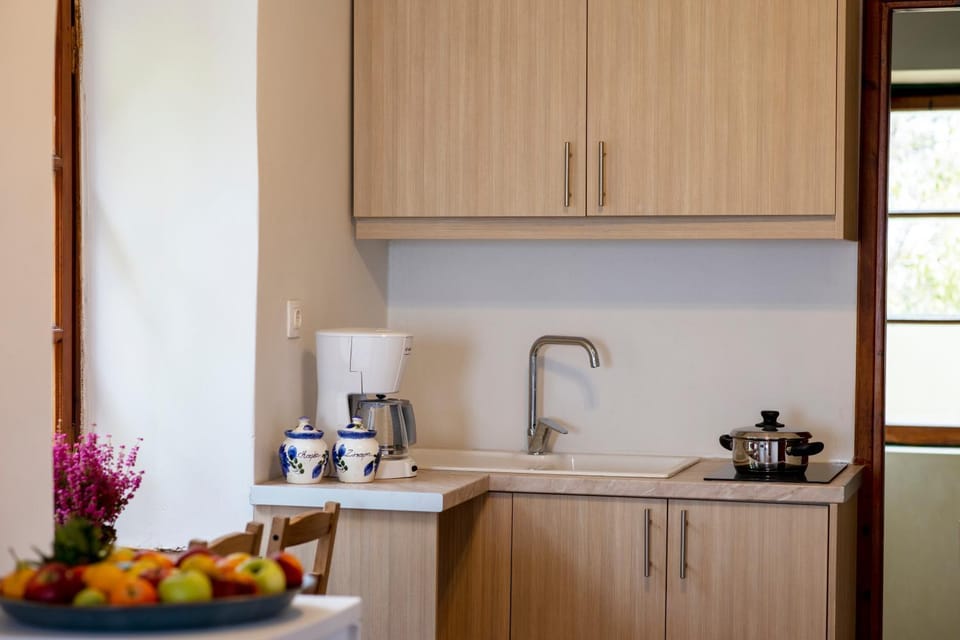 Coffee/tea facilities, Kitchen or kitchenette, stove, toaster