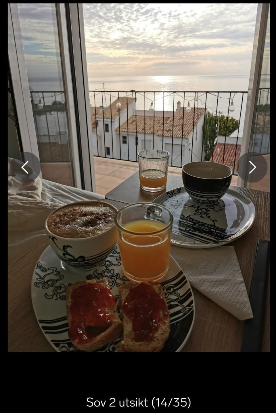 View (from property/room), Balcony/Terrace, Food and drinks, Sea view, Breakfast