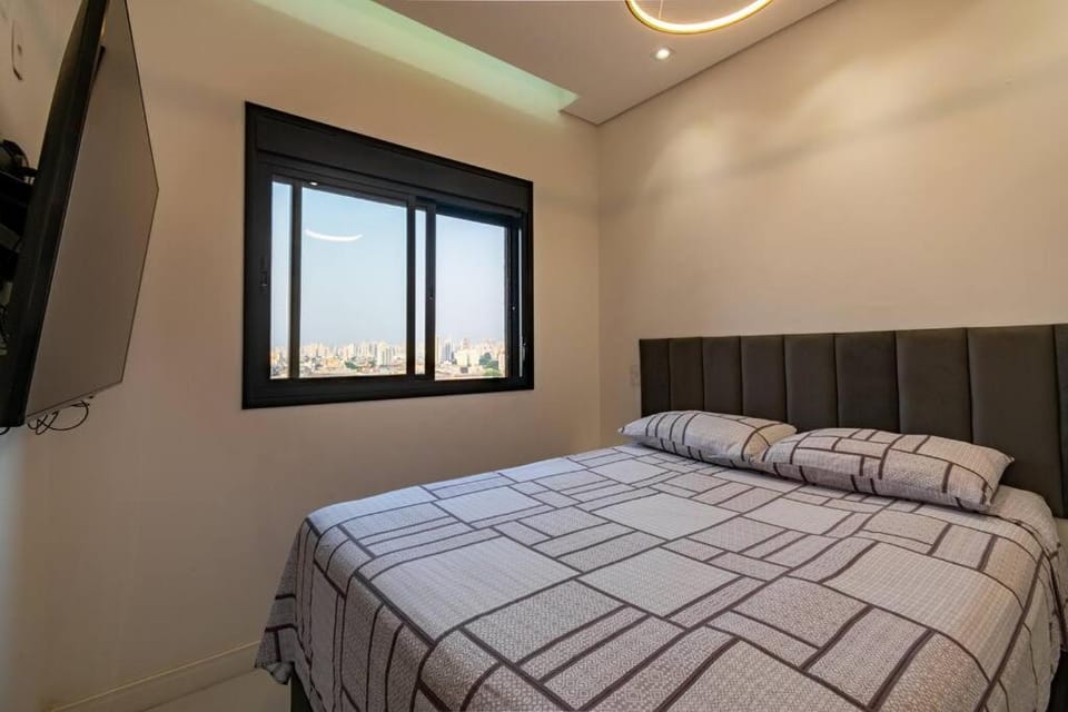 Apto Brás com piscina próximo ao centro de compras Apartment in Sao Paulo City