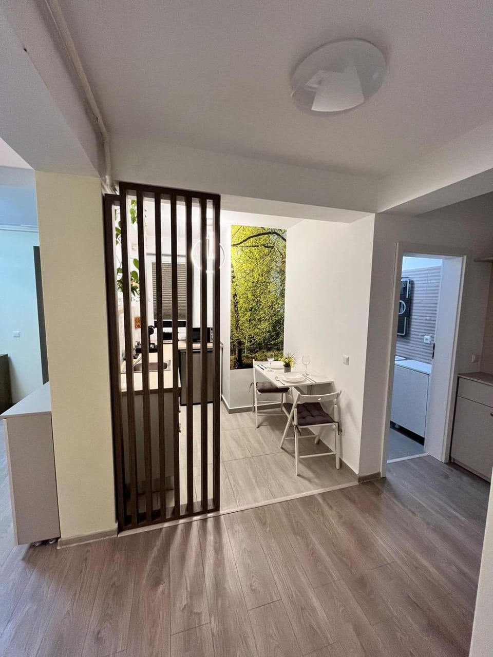 Kitchen or kitchenette, Dining area, oven