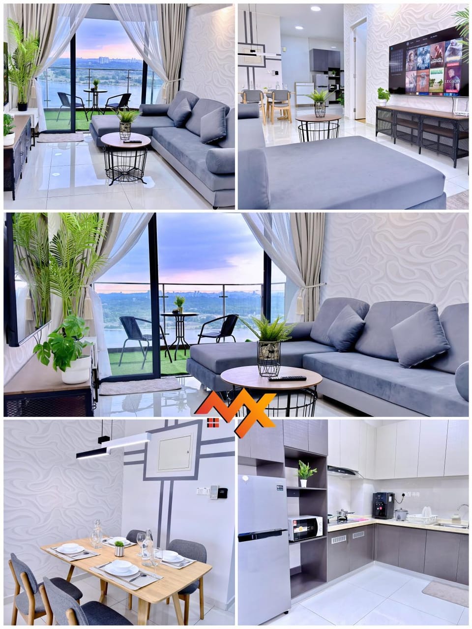 Full Sea View Country Garden Danga Bay 6-13pax Smart TV 70inch-Netflix Apartment in Johor Bahru