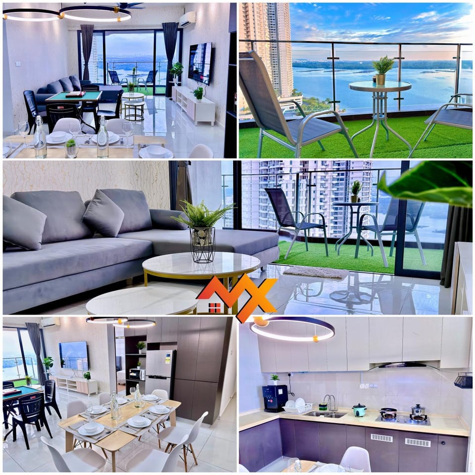 Full Sea View Country Garden Danga Bay 6-13pax Smart TV 70inch-Netflix Apartment in Johor Bahru