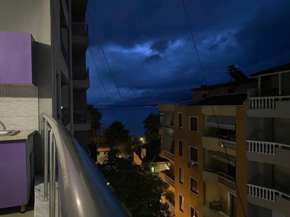 Night, View (from property/room), Balcony/Terrace