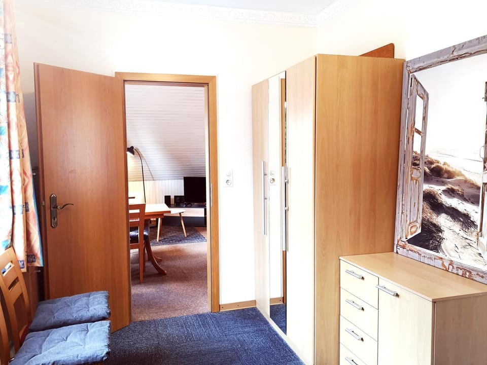 Bedroom, heating, internet, wardrobe