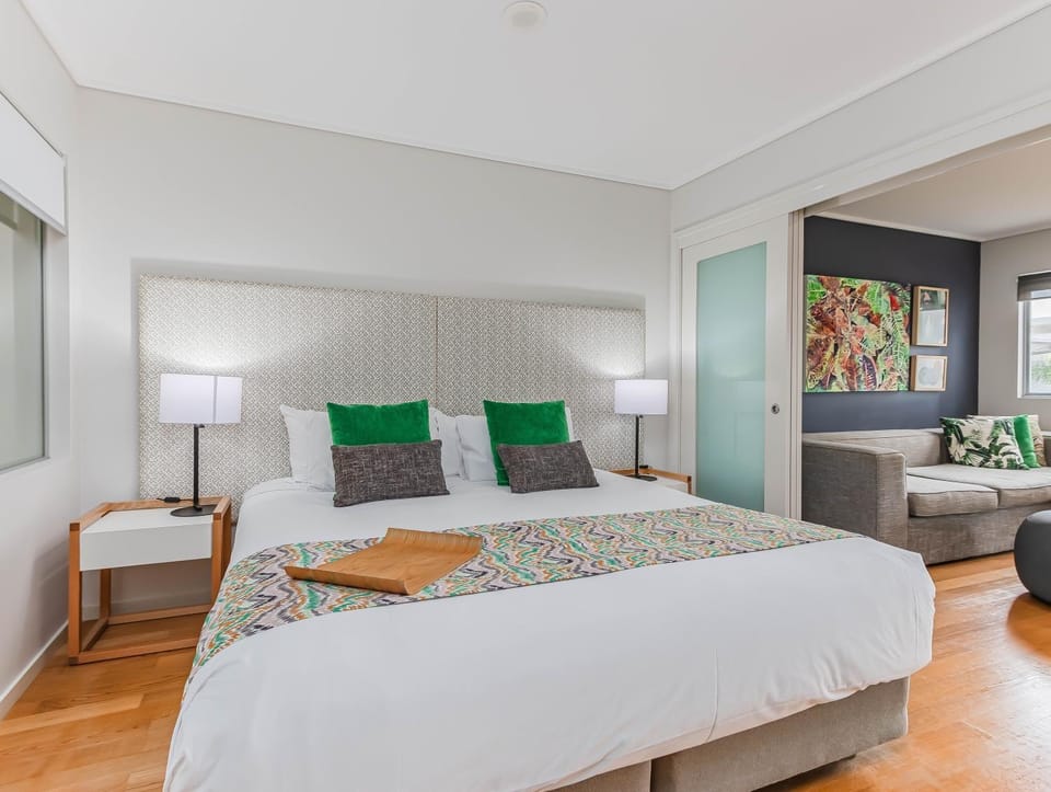 Bed, Living room, Seating area, Bedroom
