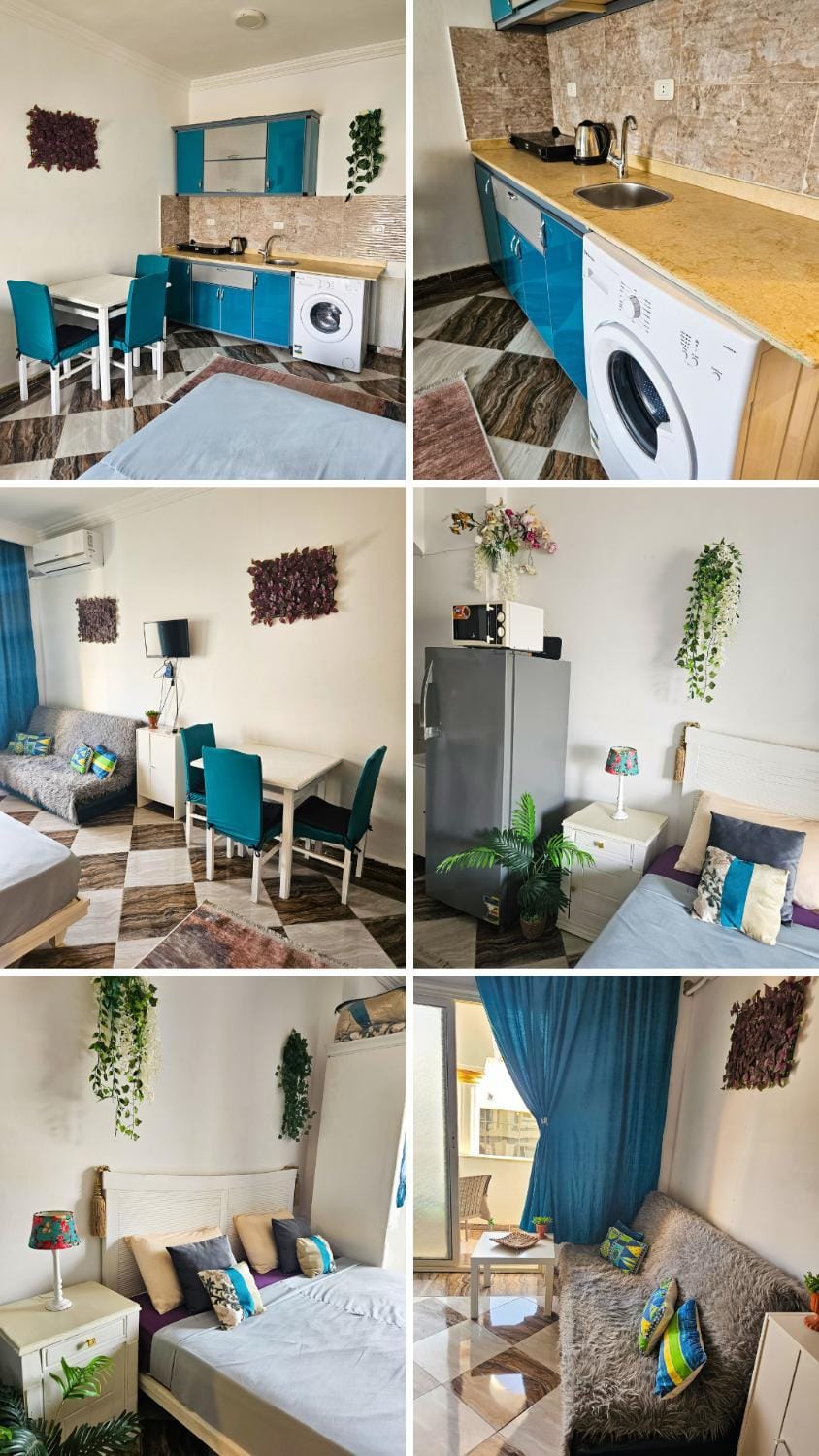 Sheraton Plaza house near the beaches and near New Marina studio 428 Apartment in Hurghada