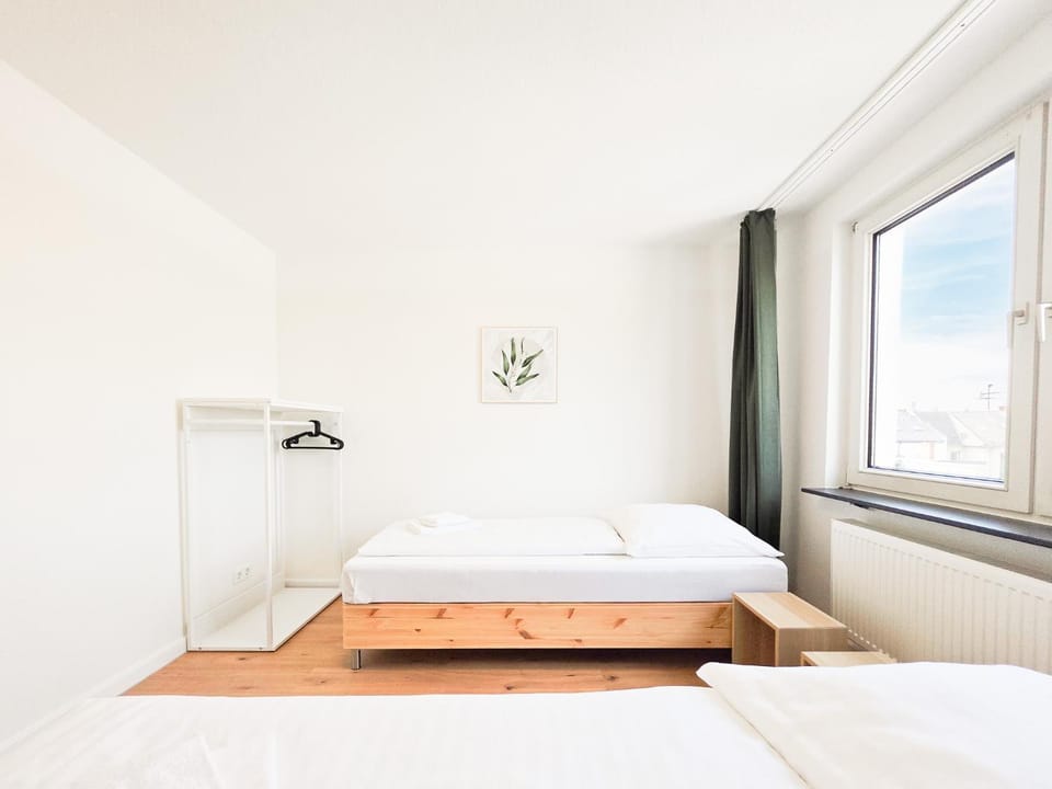 Bed, Photo of the whole room, Bedroom, towels, wardrobe