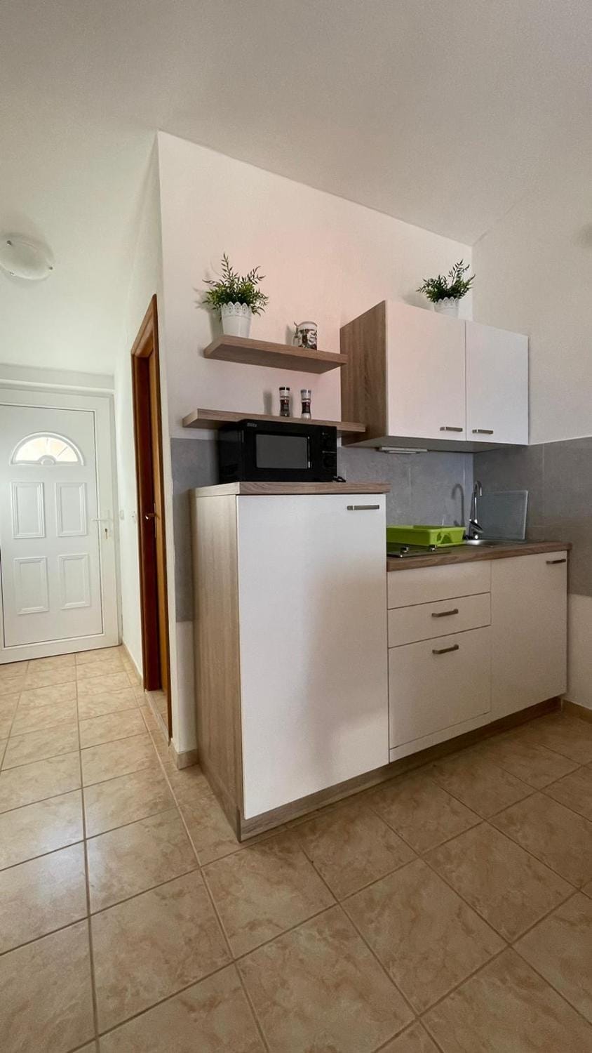 Kitchen or kitchenette, dishwasher, minibar, stove