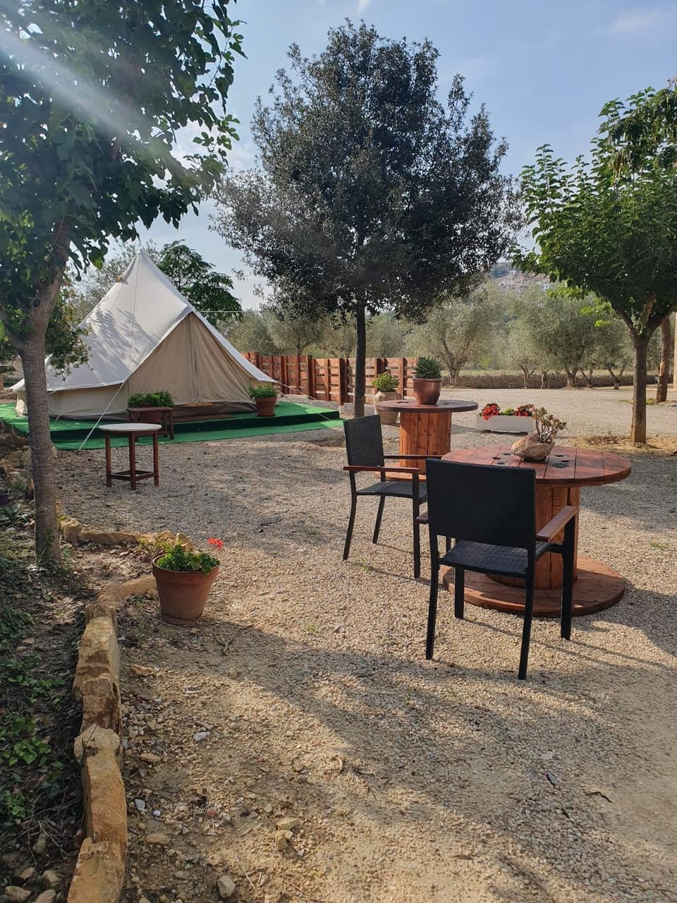 Off site, Garden view