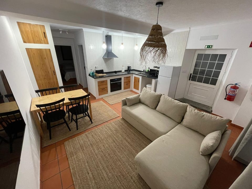 Kitchen or kitchenette, Living room, Dining area