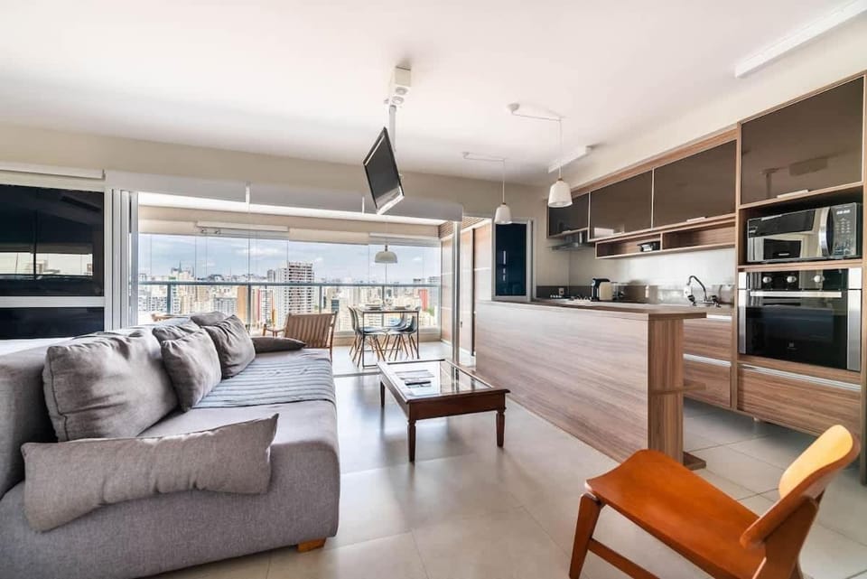 Sophisticated Loft with Stunning View - DNA256 House in Sao Paulo City