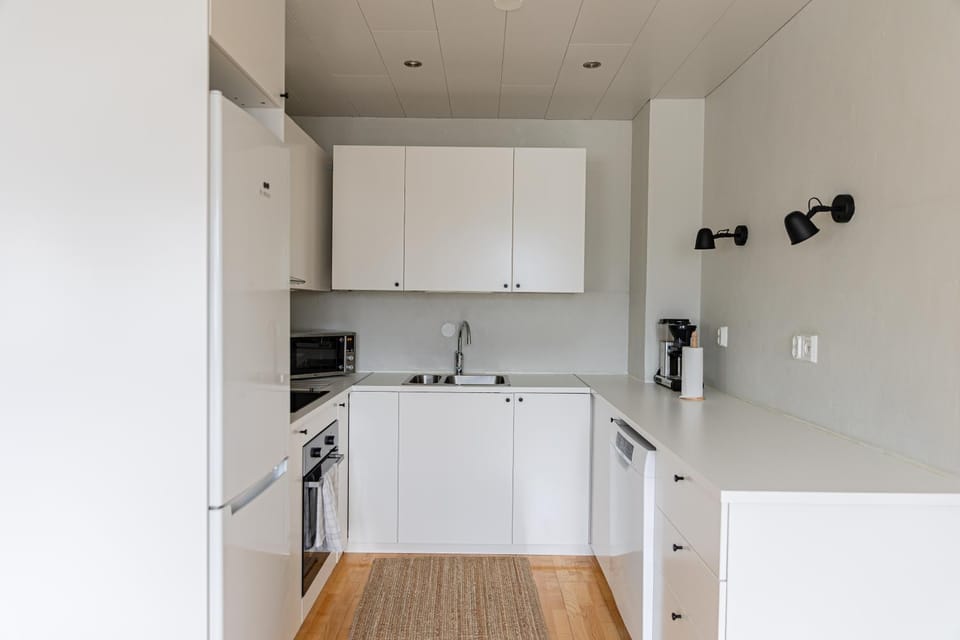 Kitchen or kitchenette, dishwasher