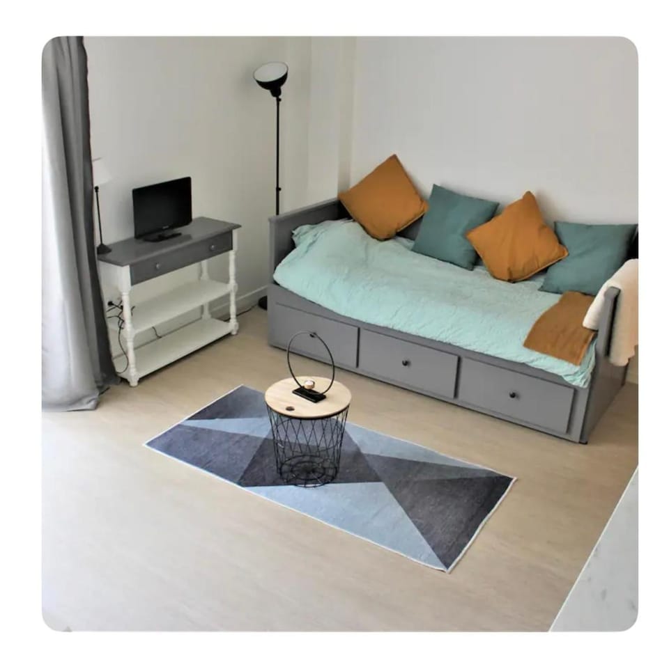 Bed, TV and multimedia, Living room, Seating area, Bedroom, furniture, heating, internet, storage