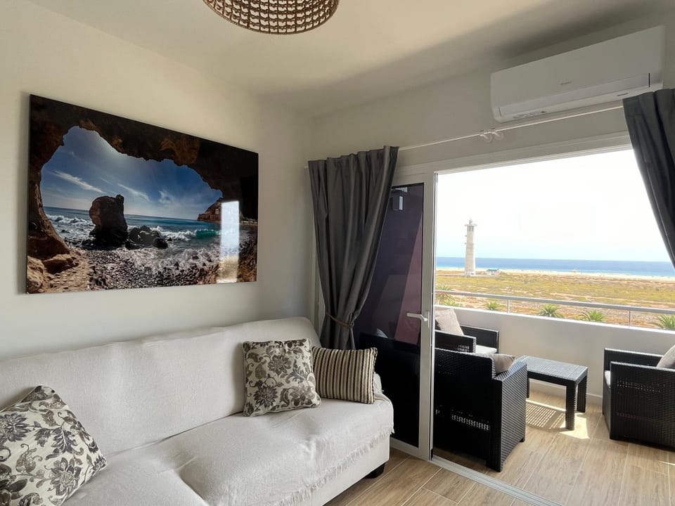 Living room, Seating area, Sea view