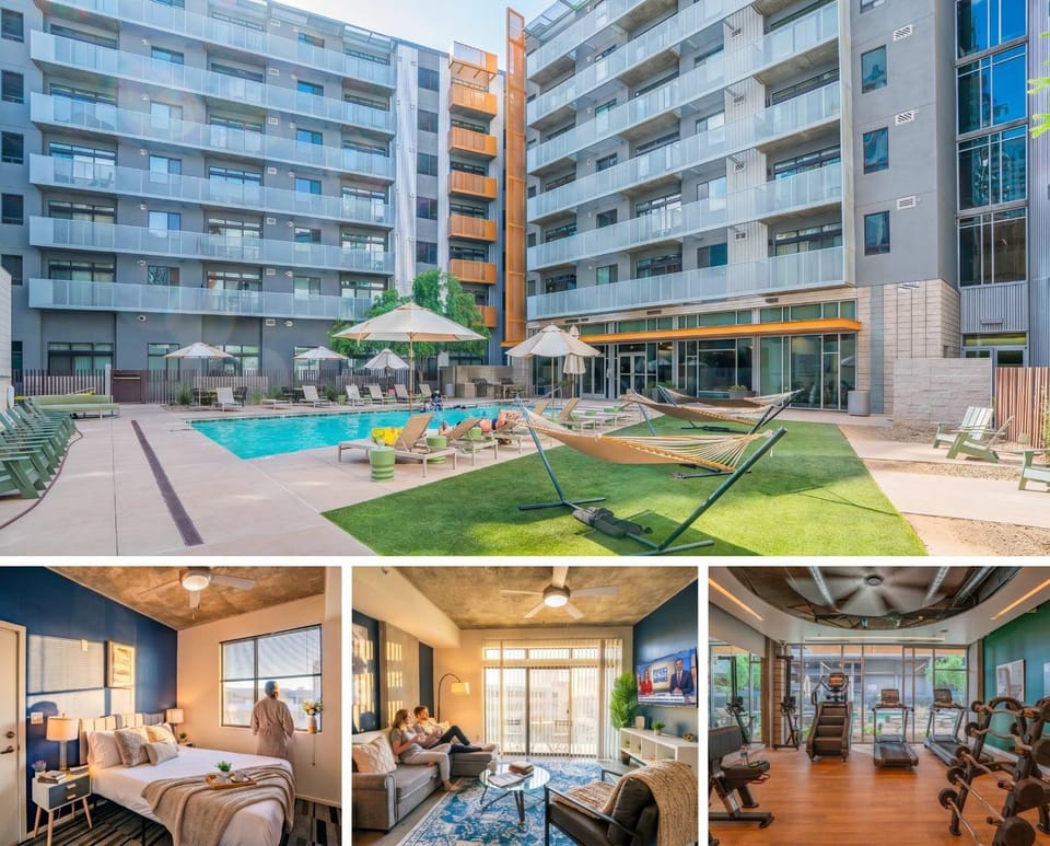 Stylish 1BD - Central Downtown - Gym, Pool, Parking Apartment in Phoenix