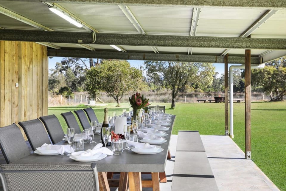 Roads End with Games Barn Ponies Alfresco Dining House in Keinbah