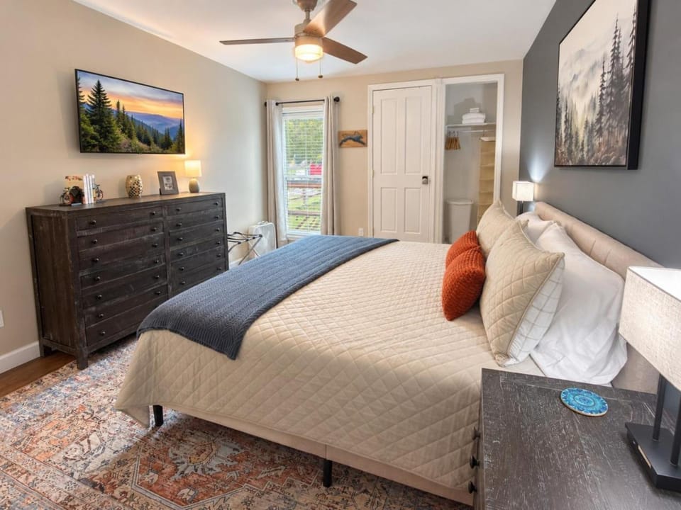 LB207A Newly Renovated Family Friendly Washer and Dryer Fireplace Wi Fi EZ park House in Snowshoe