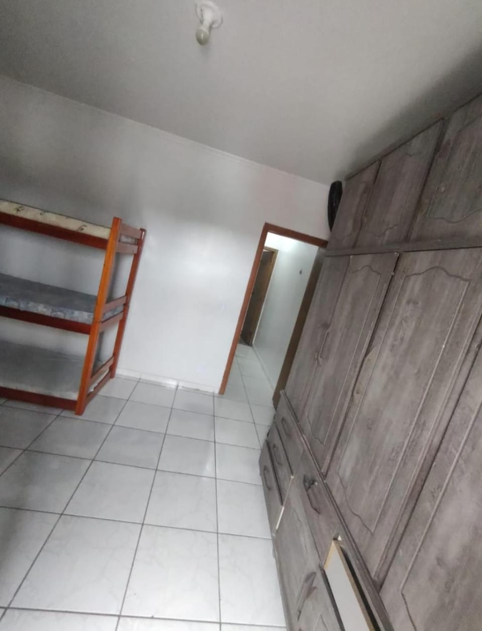 Bed, bunk bed, wardrobe