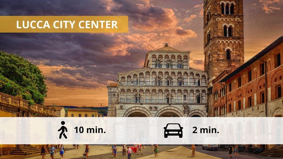 10 min a piedi dalle mura con AC e WIFI, Casa Gatsby Apartment in Lucca