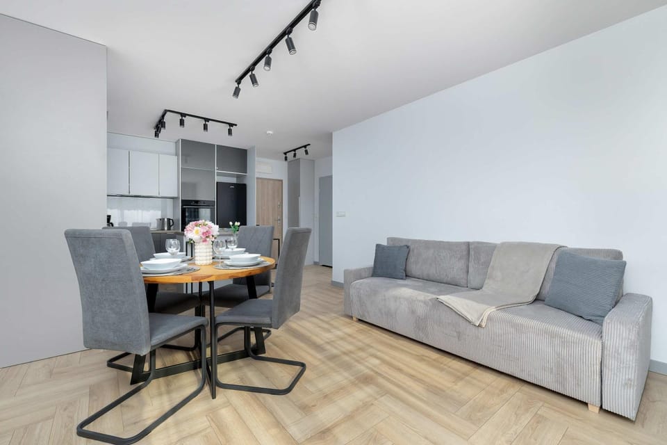Kitchen or kitchenette, Living room, Seating area