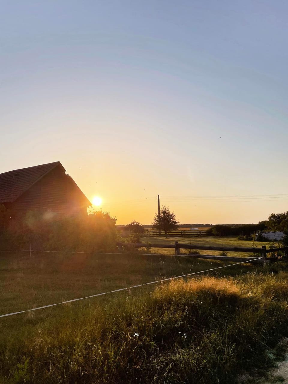 Off site, Sunset