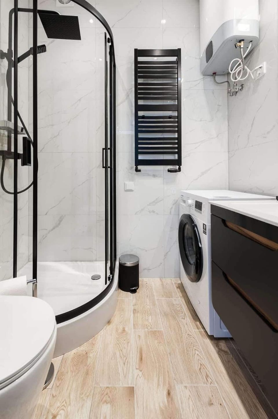 Shower, Bathroom, washing machine