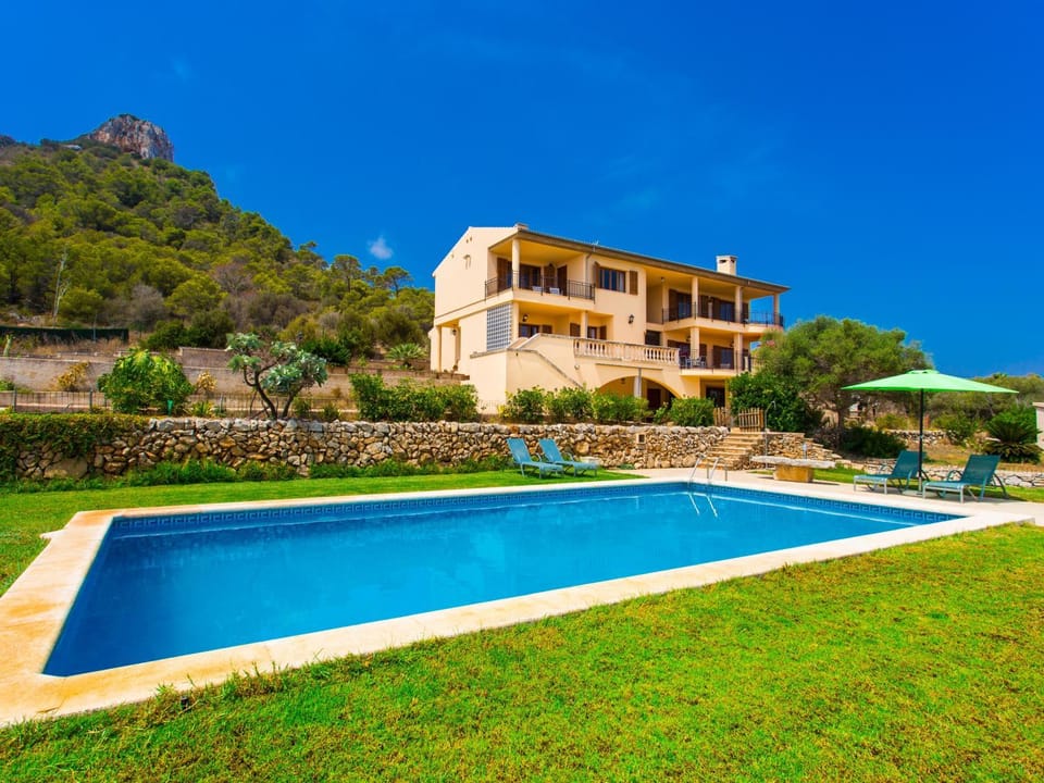 Property building, Living room, Swimming pool