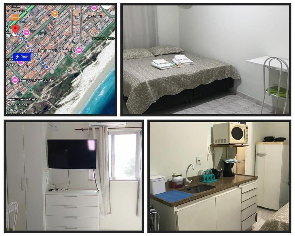 Kitnet Braga - Praia das Dunas - Praia do Forte Apartment in Cabo Frio