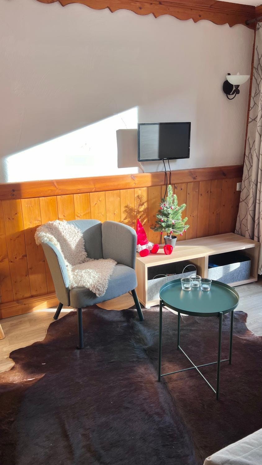 Appartement cosy 5-6p aux pieds des pistes 2 chambres 2 sdb Apartment in Oz