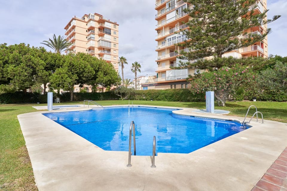 Property building, Living room, Swimming pool