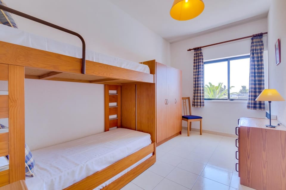 Bed, Photo of the whole room, Bedroom, bunk bed, wardrobe