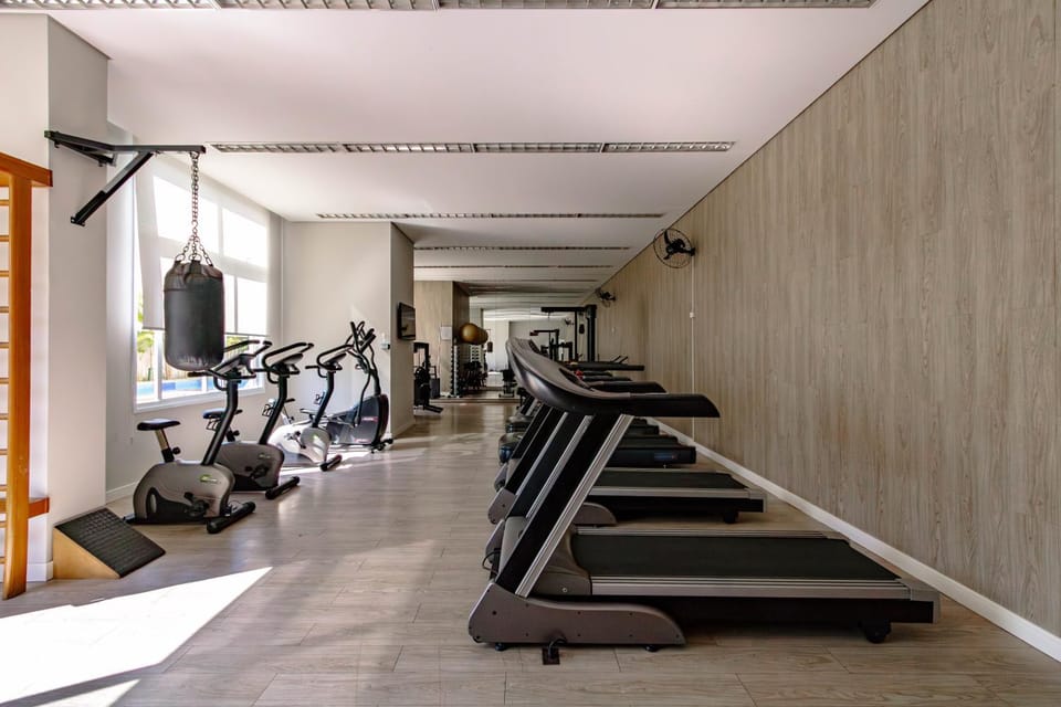 FLAT COMPLETO no METRÔ SANTA CECILIA com PISCINA - SAUNA - GARAGEM Apartment in Sao Paulo City