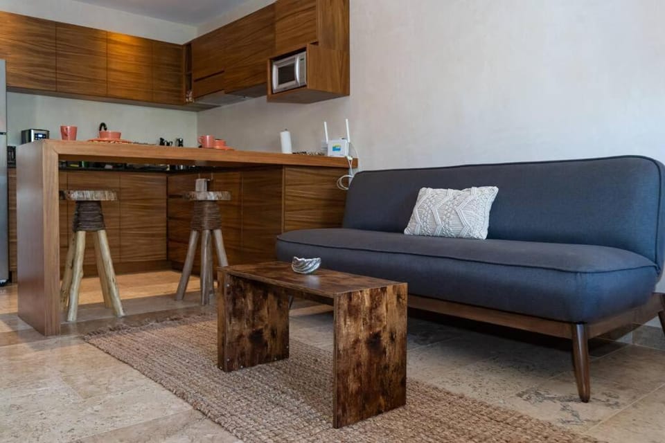 Beach Access Sunrise Condo private pool fast wifi Apartment in Tulum