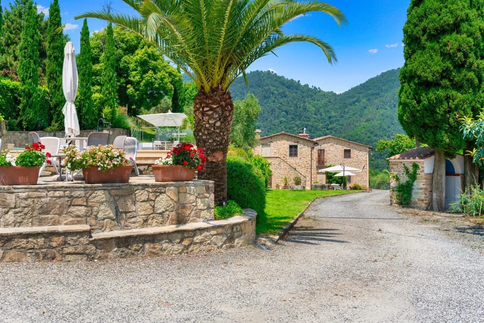 Property building, Natural landscape, Garden, Garden view, Mountain view