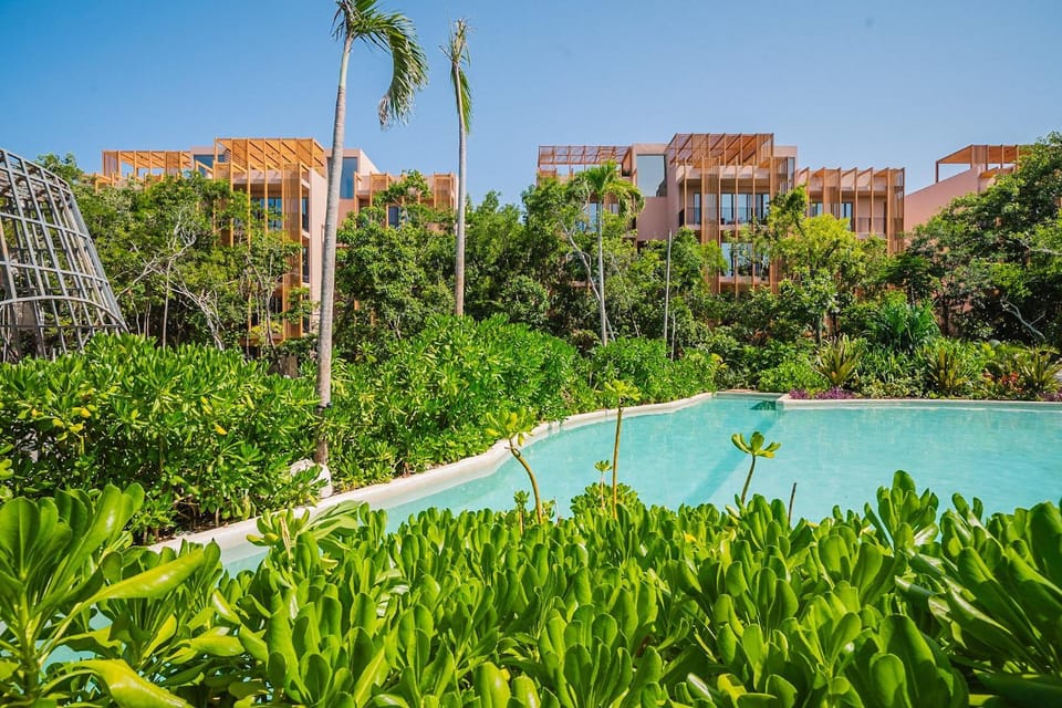 Property building, Pool view, Swimming pool