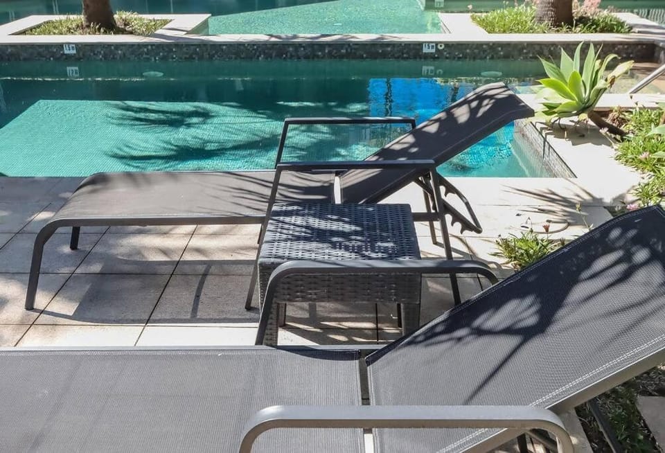 Patio, Day, Pool view, Swimming pool, sunbed