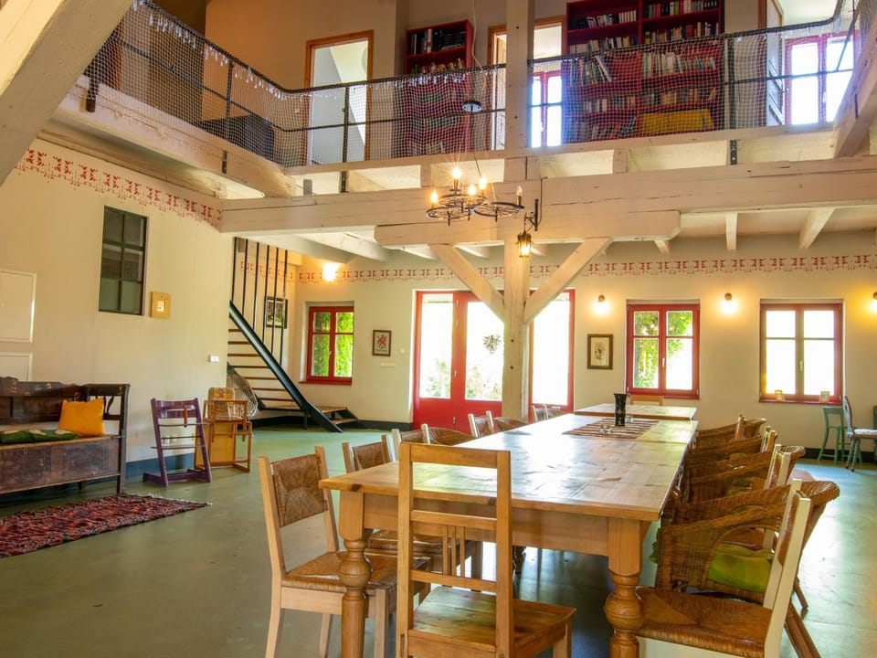 Photo of the whole room, Seating area, Dining area