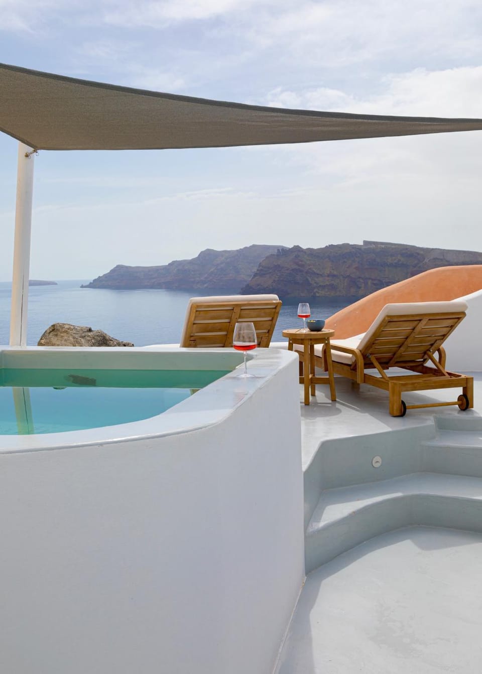 Natural landscape, Mountain view, Pool view, Sea view, Swimming pool, sunbed