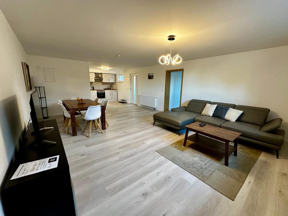 Living room, Seating area, Dining area