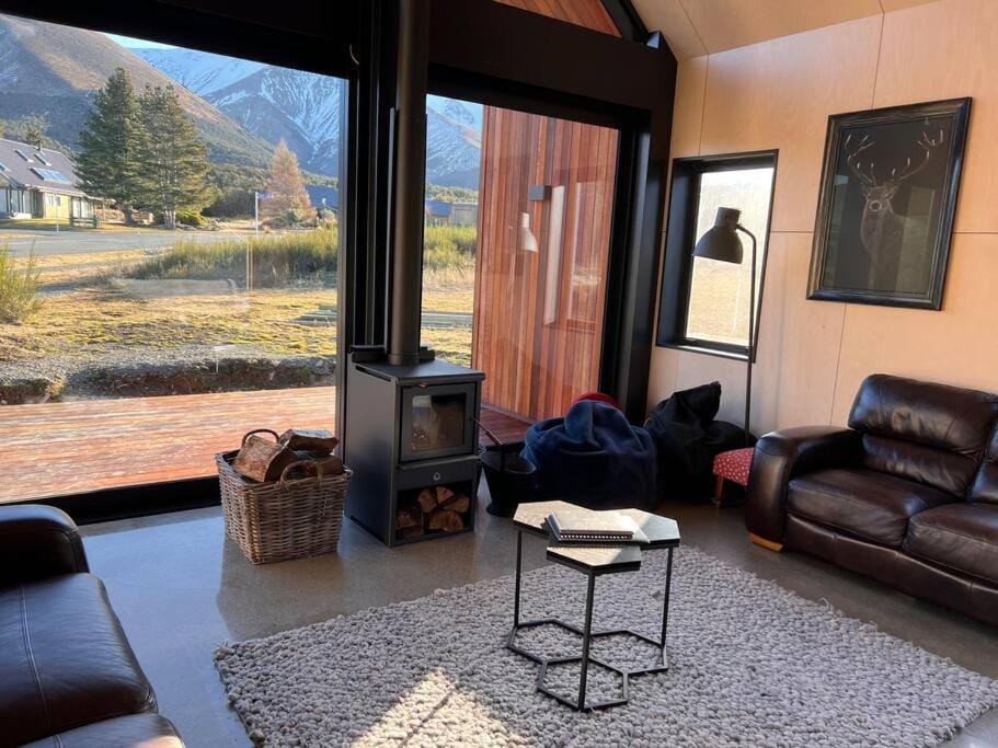 Living room, fireplace