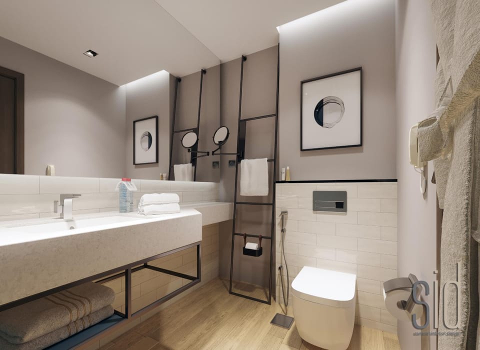 Toilet, Bathroom, towels