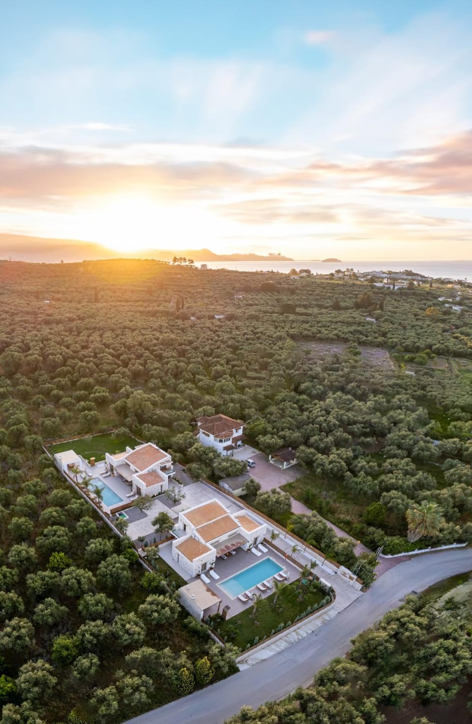 Pool view, Sunrise