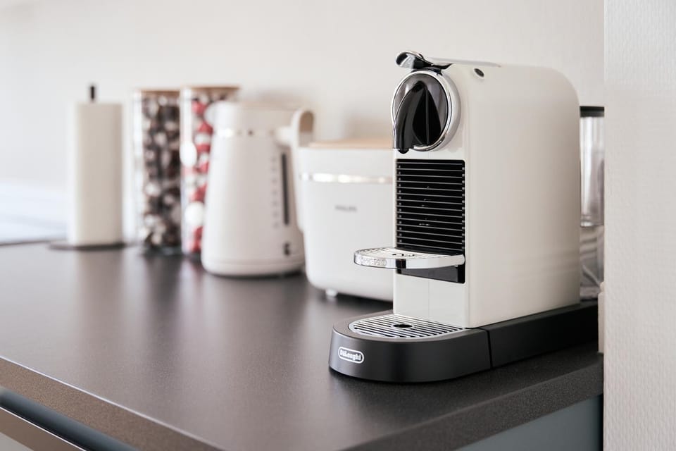 Coffee/tea facilities, Kitchen or kitchenette, toaster