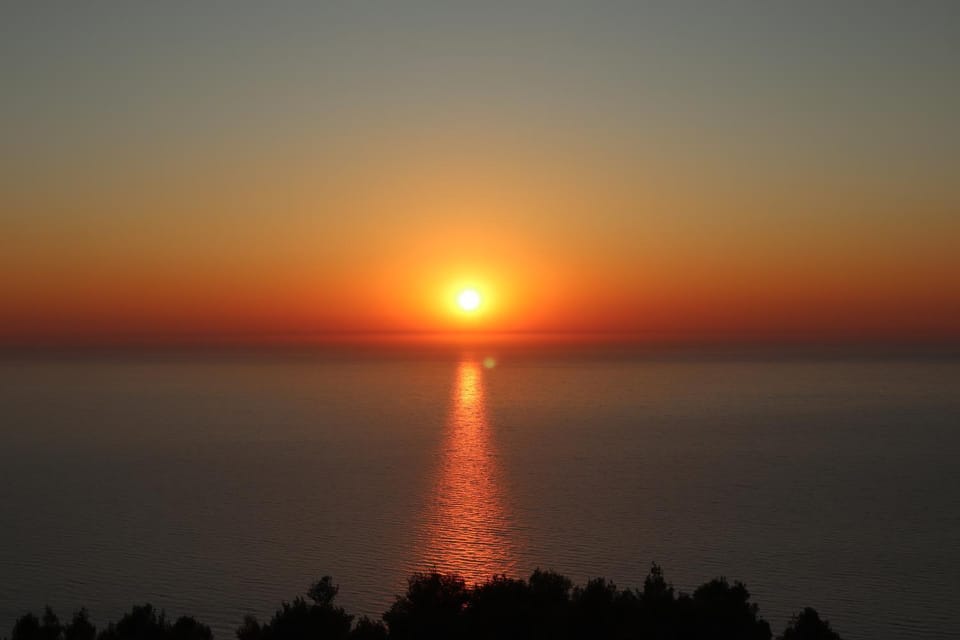 Natural landscape, Sea view, Sunset