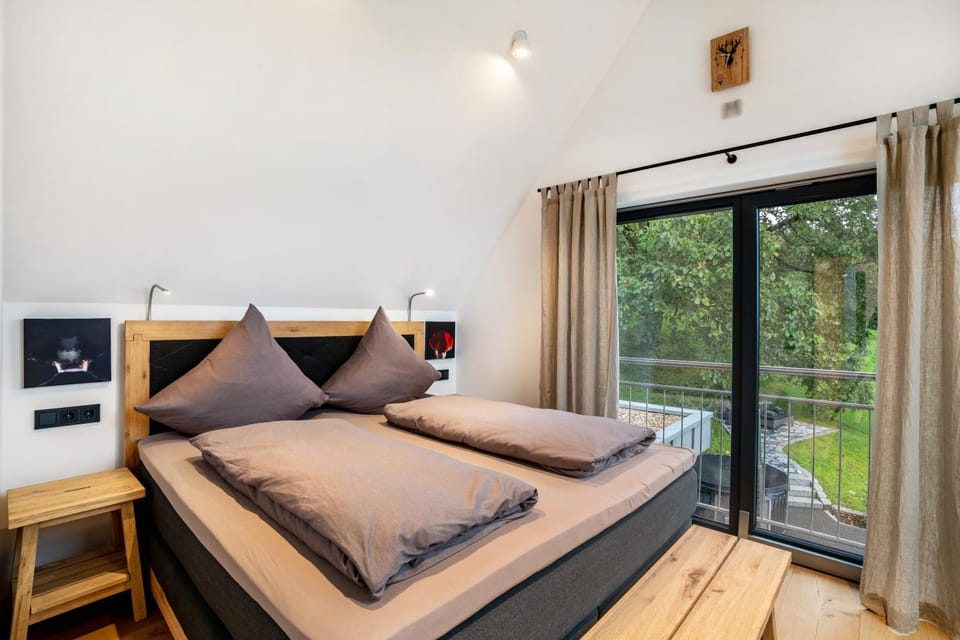 Property building, Living room, Bedroom