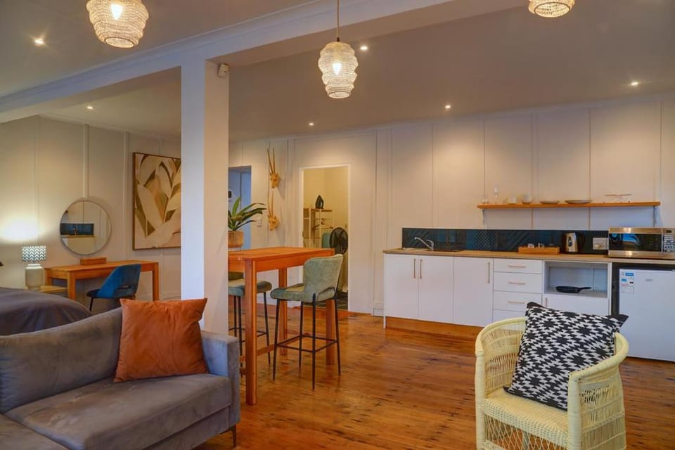 Living room, wardrobe, kitchen