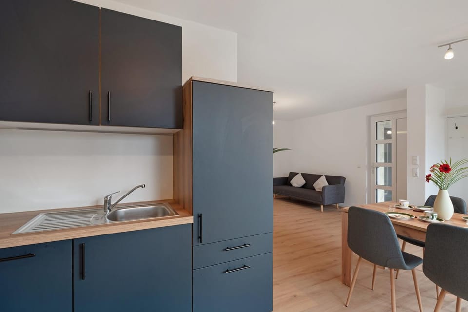 Kitchen or kitchenette, Living room