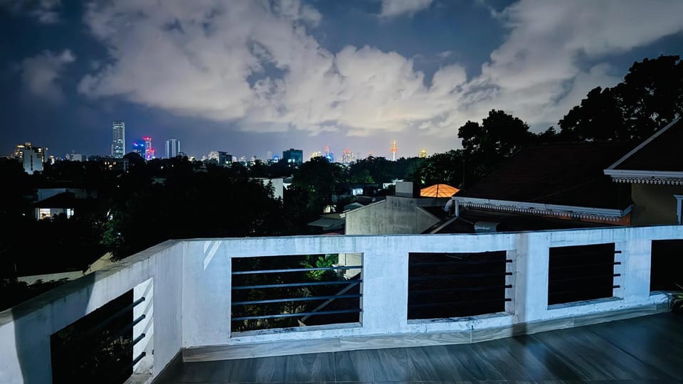 Night, View (from property/room), Balcony/Terrace, City view